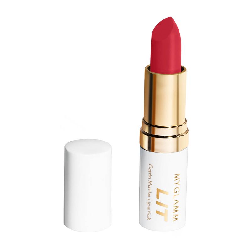 

MyGlamm LIT Satin Matte Lipstick - Jane The Virgin