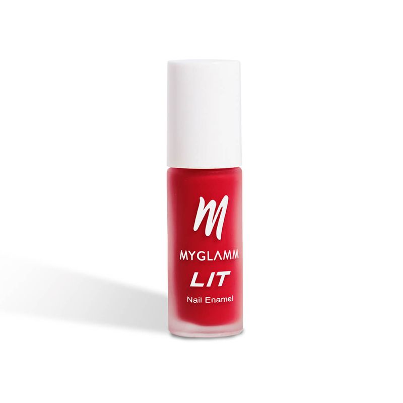 

MyGlamm LIT Matte Nail Enamel - Boujee
