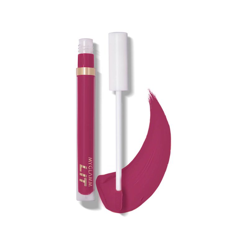 

MyGlamm LIT Liquid Matte Lipstick - Dank