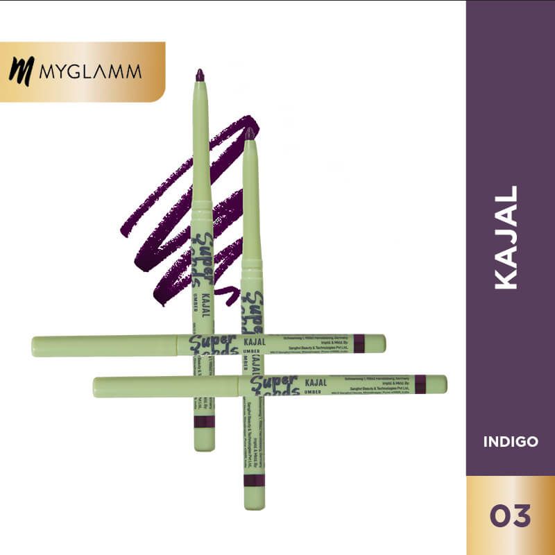 

MyGlamm SUPERFOODS Kajal - Indigo - 0.35g
