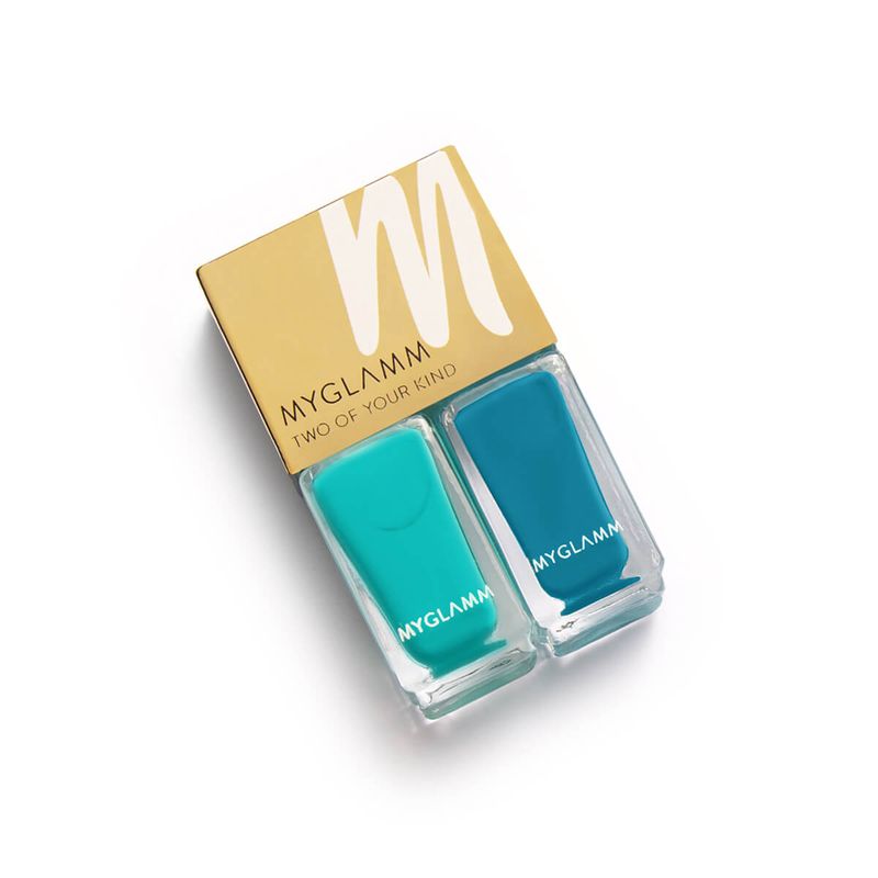 

MyGlamm Two of your kind Nail Enamel Set - Poolside Soiree