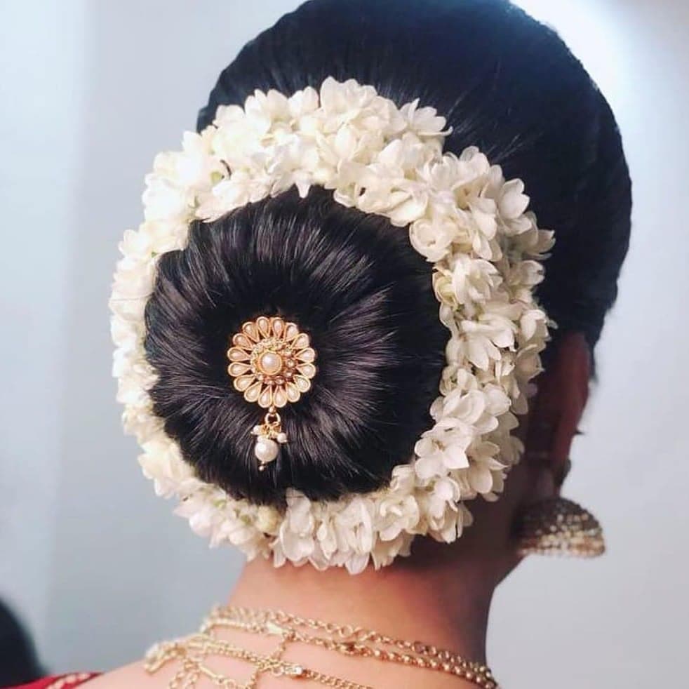 Beautiful Hairstyles For Brides Floral Hairstyle Bun Rose s Hair style Juda  Hair style Girl shorts  video Dailymotion