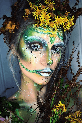 Mother Nature Halloween Makeup Look